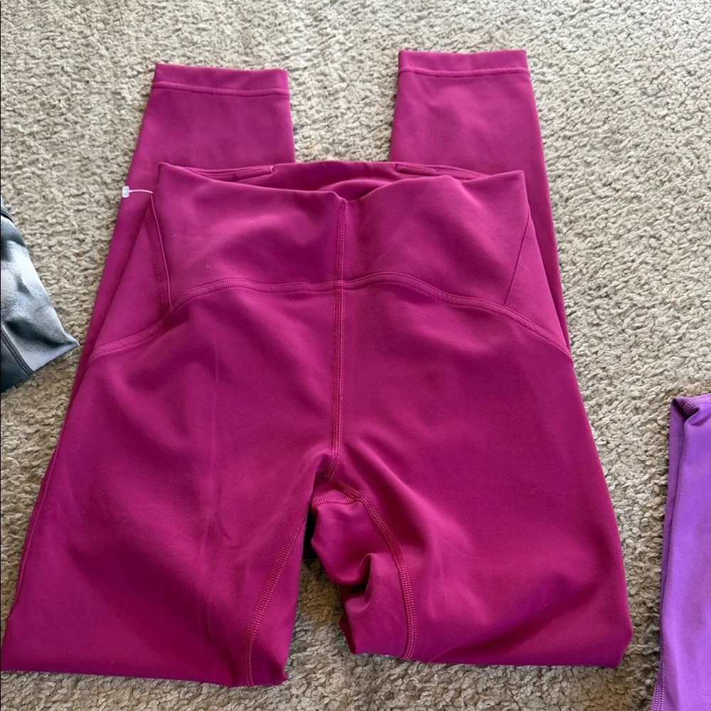 lululemon athletica Black, Magenta and Purple Leggings Set - Picture 3 of 10